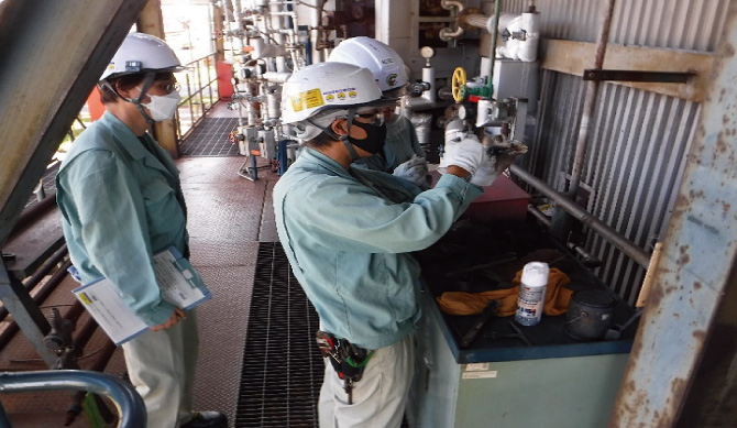 動力課の活動風景